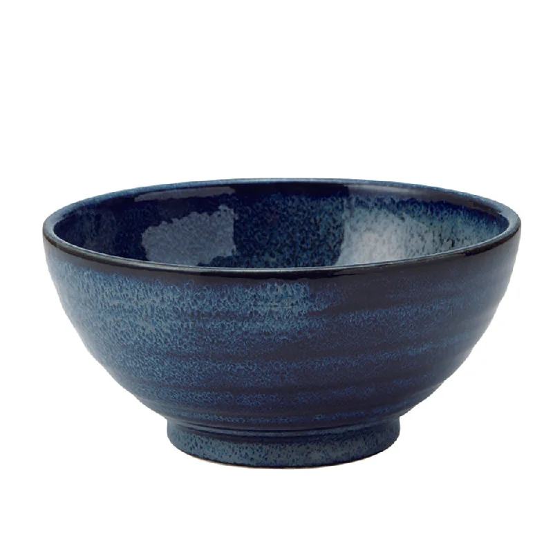 elegant ceramic bowls for salad -38.9 oz Ramen, Sanuki Donburi Bowl - Navy Blue, Youhen-kon