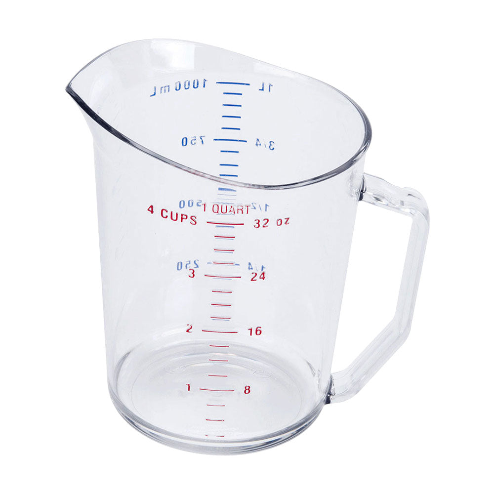 stainless steel coffee cups with logo -Cambro 100MCCW135 Camwear Measuring Cup, 1 qt.