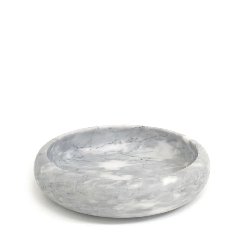 minimalist dinnerware sets -Novaro Salad Bowl 26 x 6cm - Marble