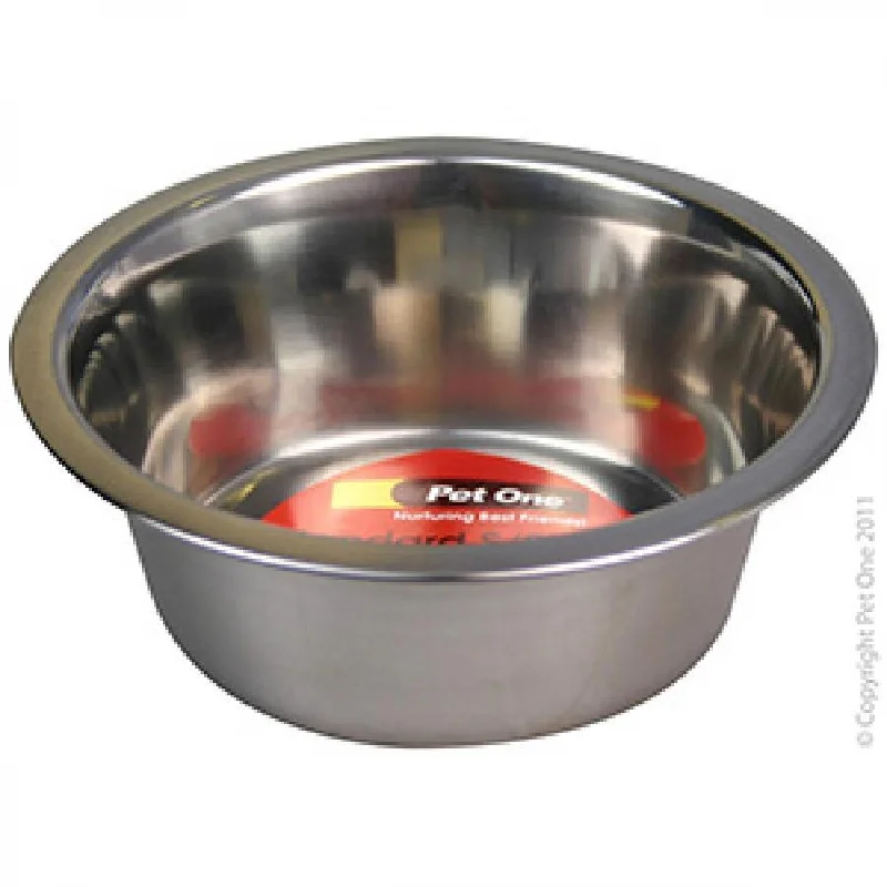 luxury plastic dinnerware sets -Pet One Bowl Standard Stainless Steel 350Ml