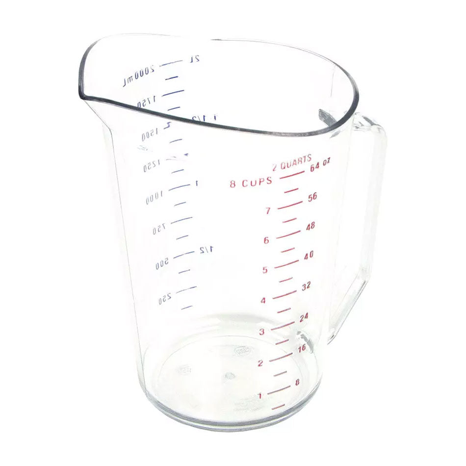 personalized photo mugs for Christmas -Cambro 200MCCW135 Clear Measuring cup, 1/2 Gal.