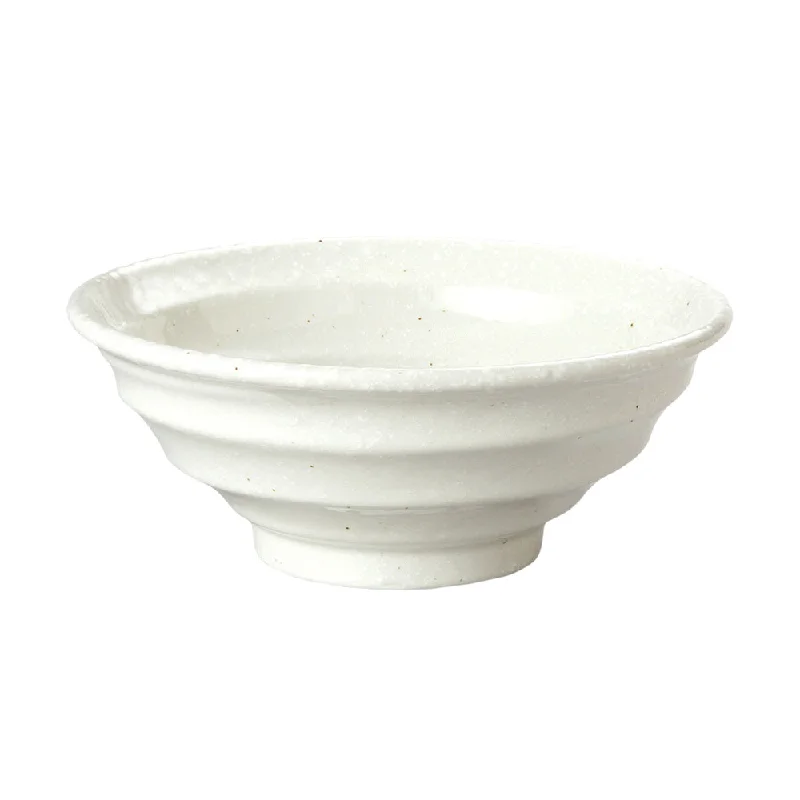 kids reusable plates for picnics -Kohiki 7.8" White Donburi Bowl