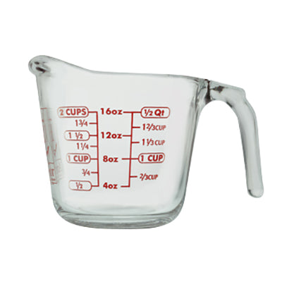 unique coffee mugs for birthday gifts -Anchor Hocking 55177AHG18 Measuring Cup, 16 oz., Glass