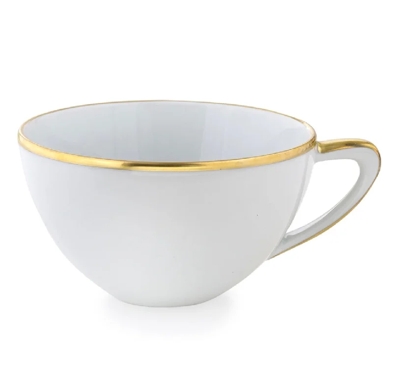 cute coffee cups for kids -Simply Elegant Gold Tea Cup by Anna Weatherley