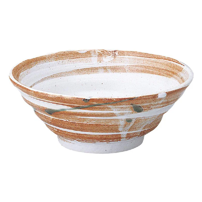 custom porcelain dinnerware sets -43 oz Ramen, Donburi Bowl Artistic Pattern with Uneven Surface