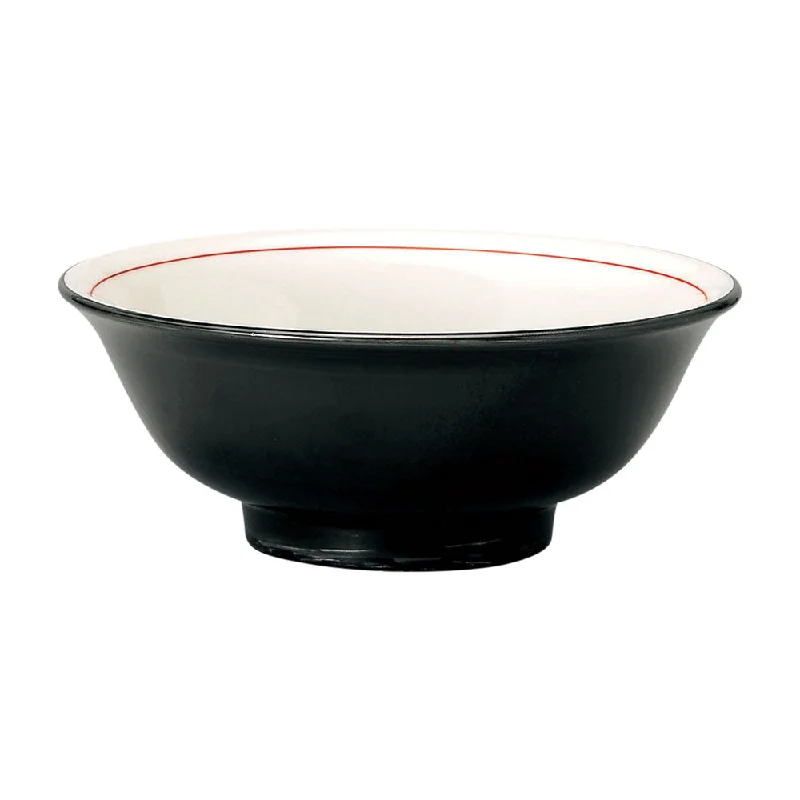 high-quality silverware sets -8.4" Kuromaki Black and White Donburi Bowl