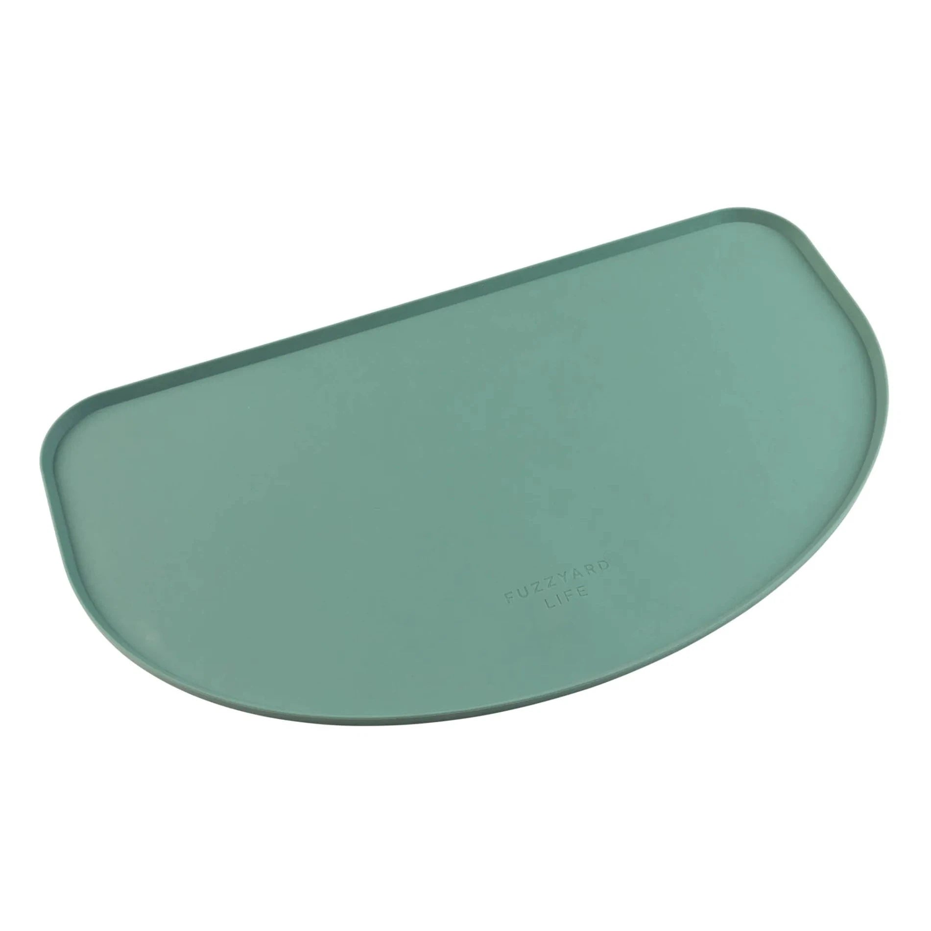 high-quality wooden plates for events -FuzzYard Life Silicone Feeding Mat Myrtle Green