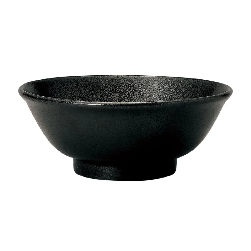 heavy-duty bamboo cutlery sets -Kokuyou 8.4" Black Donburi Bowl