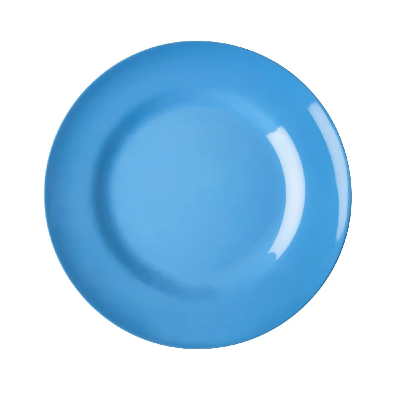 luxury disposable cups -Rice DK Melamine Round Side Plates in Gendarme Blue