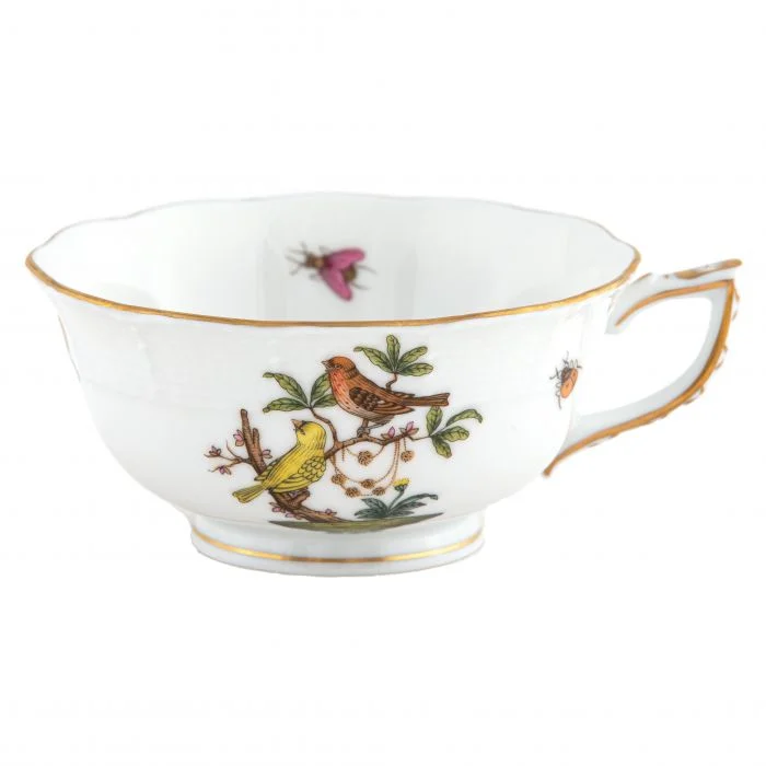 custom coffee mugs for office parties -Herend Rothschild Bird Teacup - #6