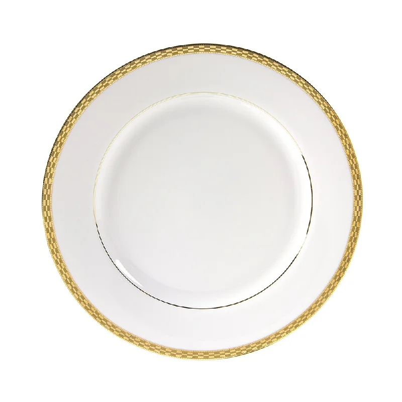 luxury porcelain cutlery sets -10 Strawberry Street Athens Gold Dinner Plate (Set of 6)