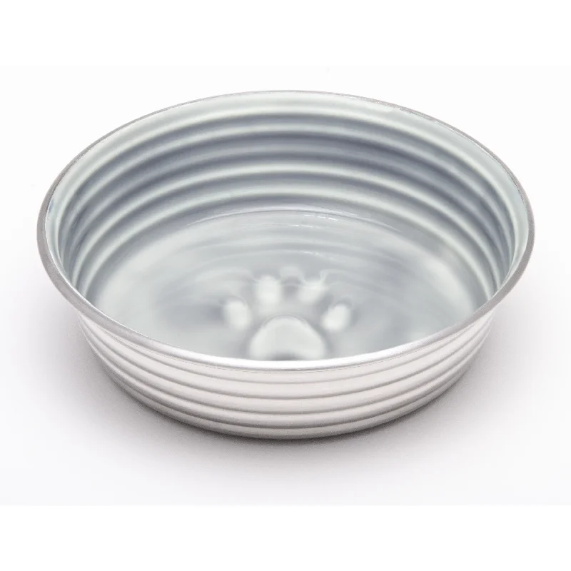 elegant glass dinnerware sets -Loving Pets Le Bol Cat Bowl Parisian Grey Extra Small^^^