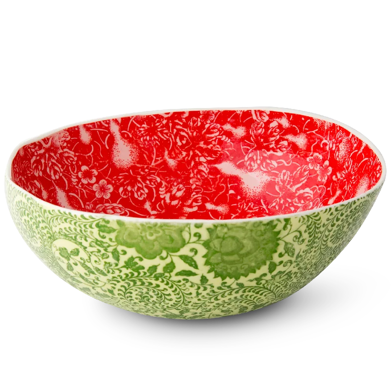 vintage-style porcelain dinnerware -Watermelon - Large