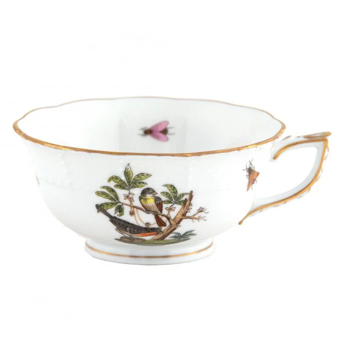 unique tea cups with designs -Herend Rothschild Bird Teacup - #2