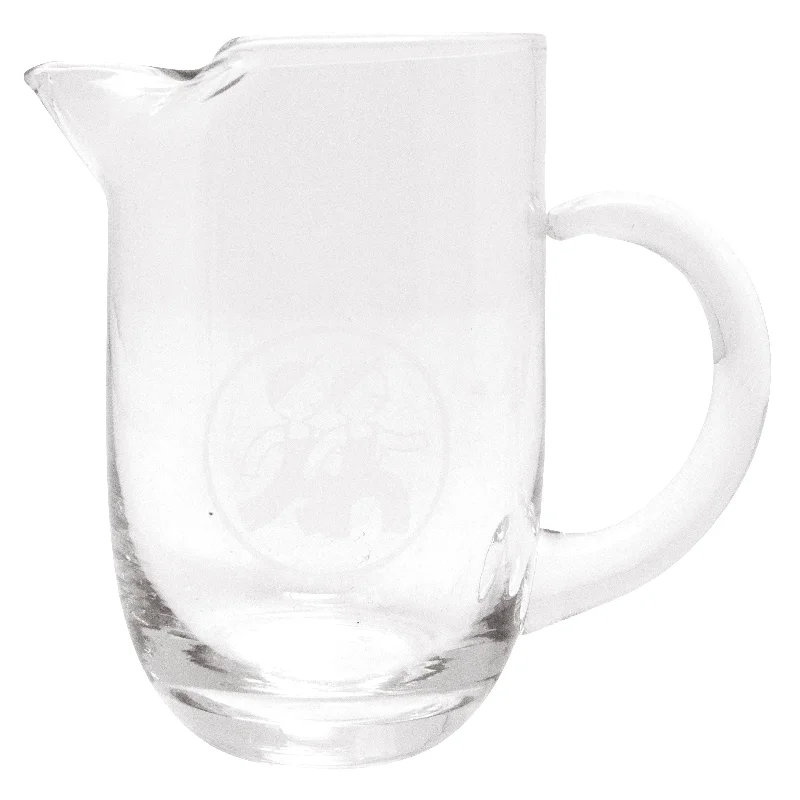 dinnerware for holiday dinners -Etched Boys Small Cocktail Pitcher