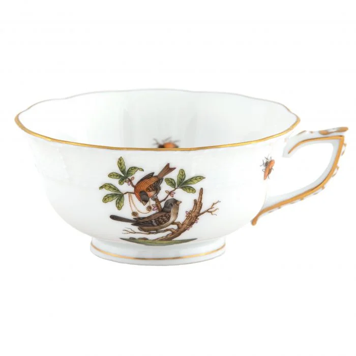 personalized coffee tumblers for family members -Herend Rothschild Bird Teacup - #4