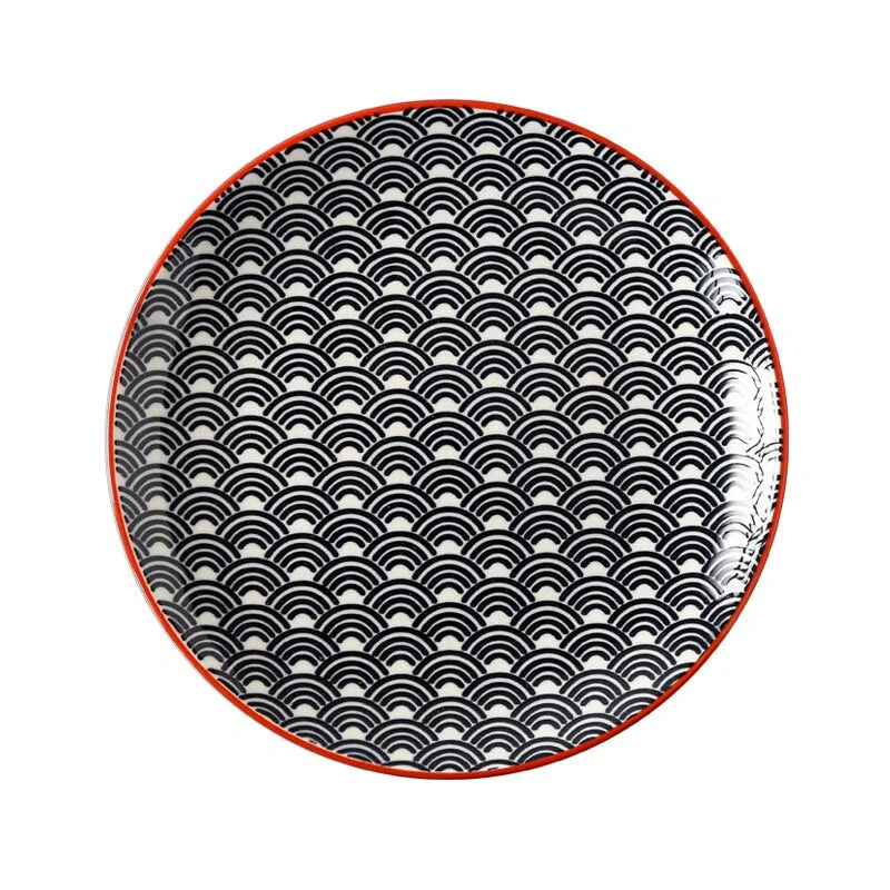 luxury wedding dinnerware -Sushi Plate Shirkane 8" ( 18 colors)