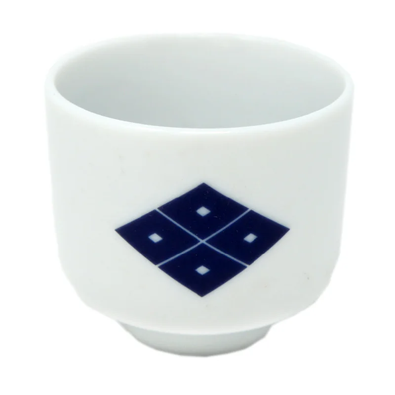 travel mugs for daily use -Sake Cup Family Crest Yotsumebushi