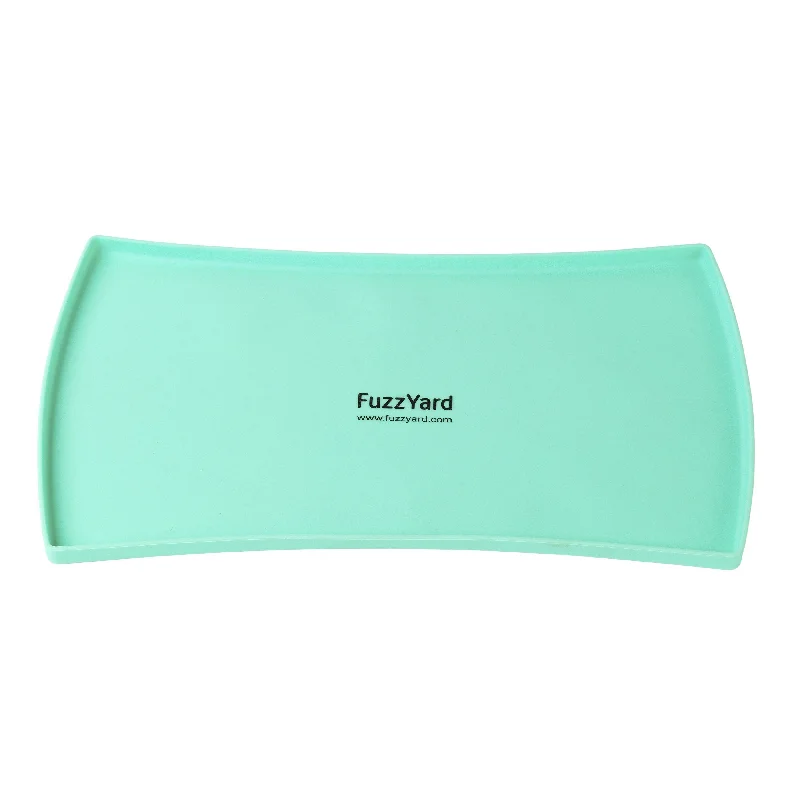 luxury dinnerware for casual dining -FuzzYard Silicone Pet Feeding Mat Teal