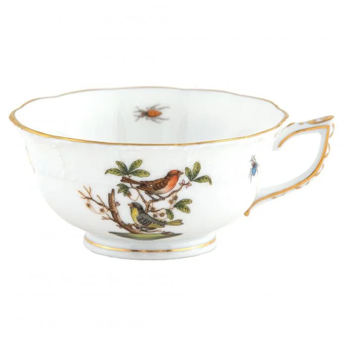 coffee mugs with beautiful patterns -Herend Rothschild Bird Teacup - #3