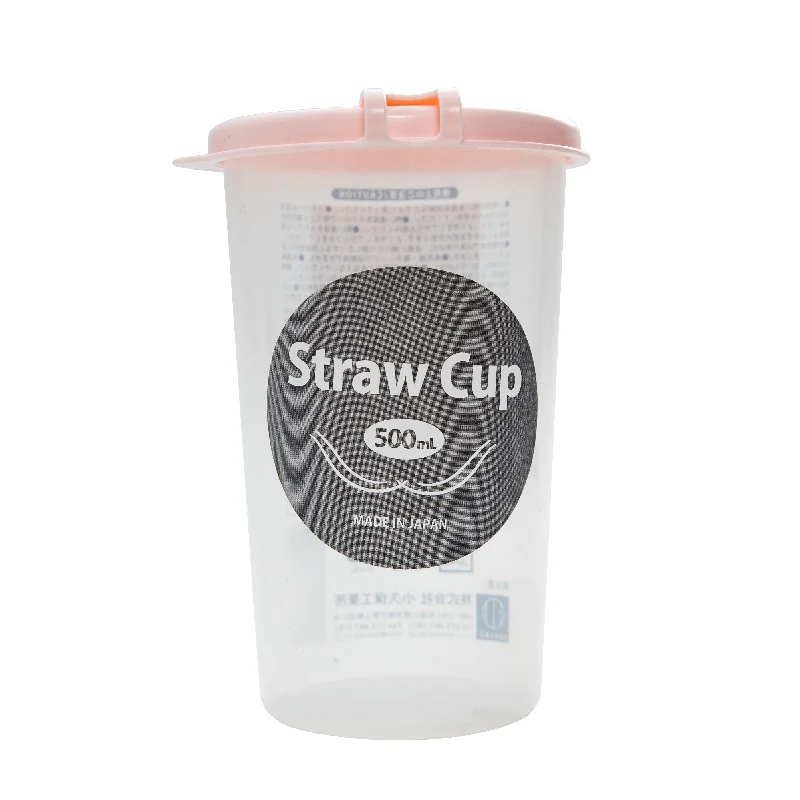 personalized photo mugs for Christmas -Kokubo Straw Cup With Lid (500ml)