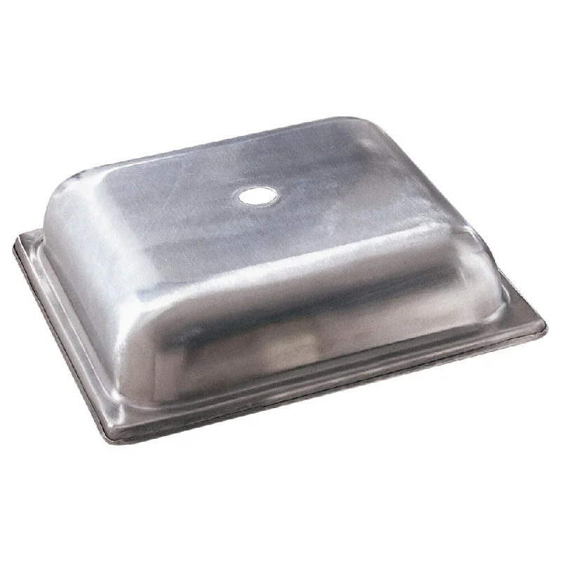 eco-friendly lunch plates -10 Strawberry Street Metal 11-inch Square Plate Covers (Pack of 4) - Silver - 11"