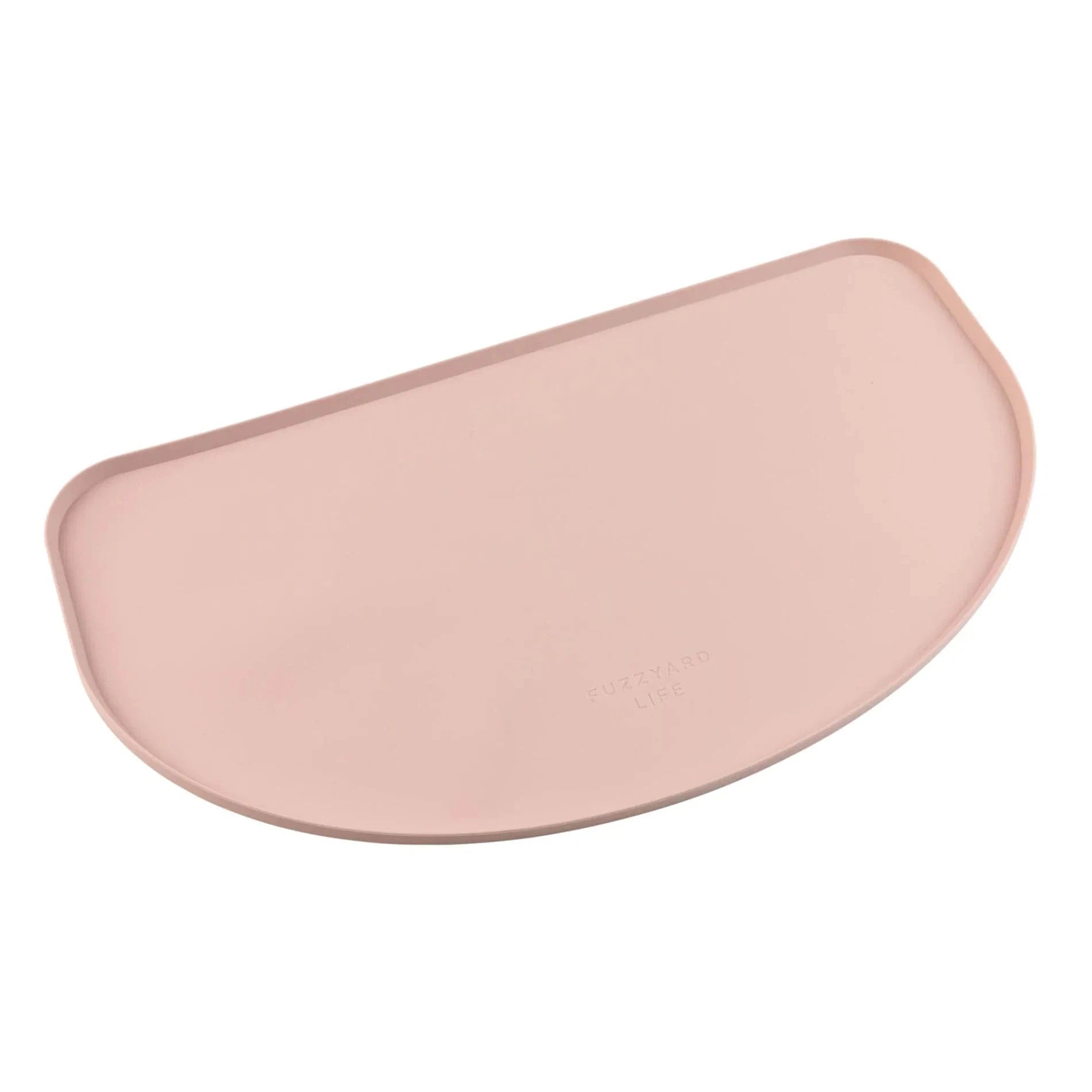 reusable serving trays for catering -FuzzYard Life Silicone Feeding Mat Soft Blush