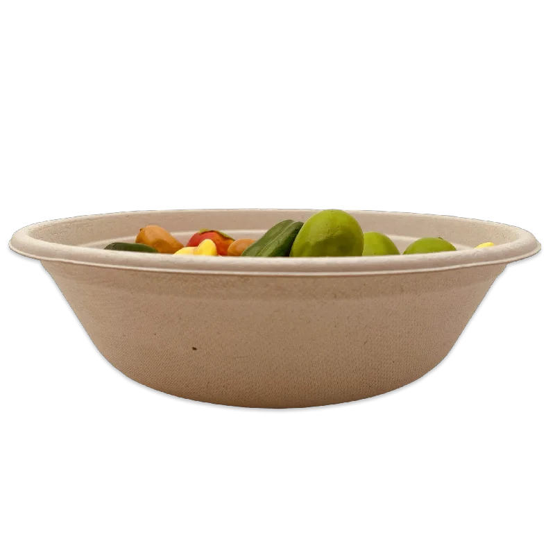 unique dinner plates for events -CR32 32OZ Natural Pulp Bowl