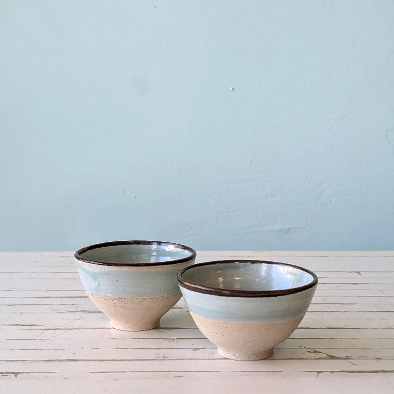 high-quality ceramic plates for salads -Condiment Bowl Light Blue (Therese McMahon)