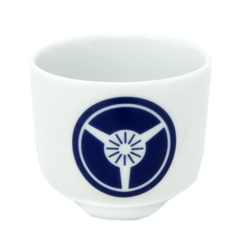 high quality custom travel mugs -Sake Cup Family Crest Marunimitsuougi