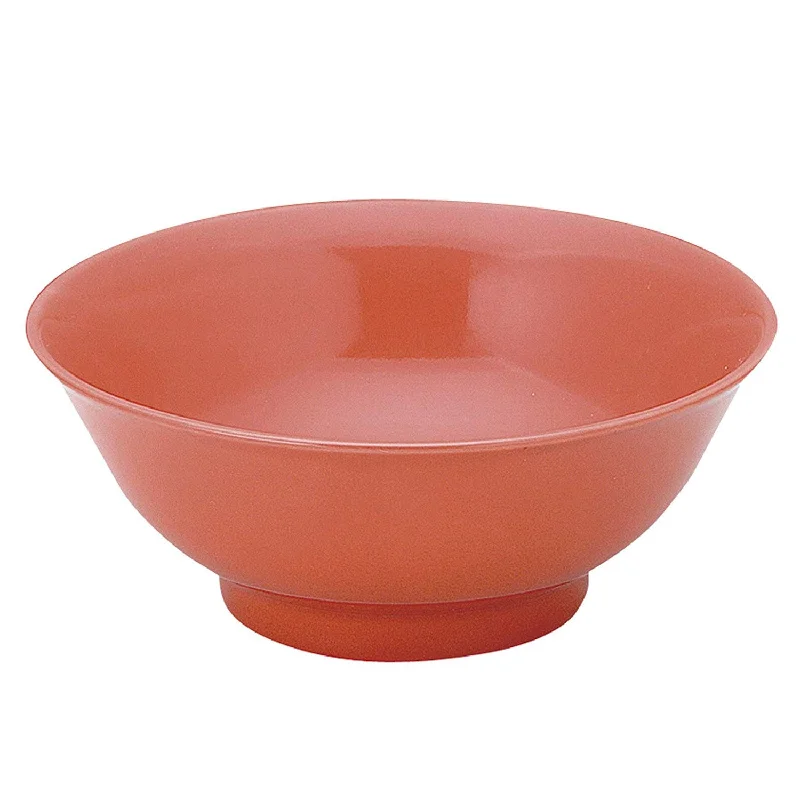 sustainable dinnerware sets for picnics -45 oz Ramen, Donburi Bowl Artistic Red Bowl with Tall Bottom