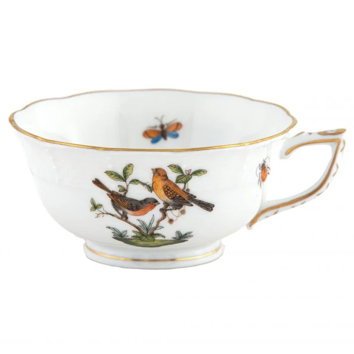 custom coffee mugs for work events -Herend Rothschild Bird Teacup - #10