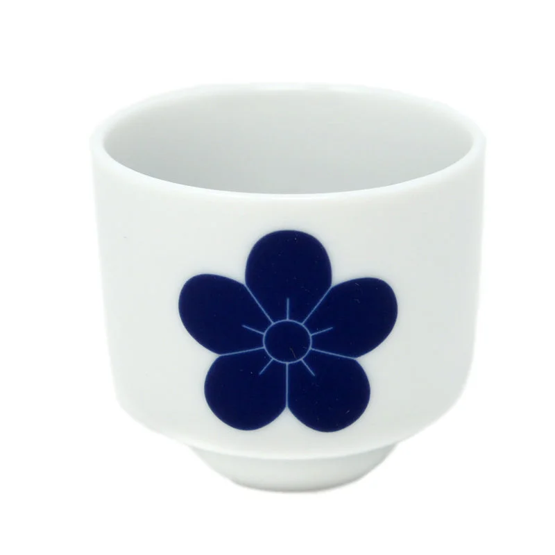 stylish coffee mugs with custom designs -Sake Cup Family Crest Ume