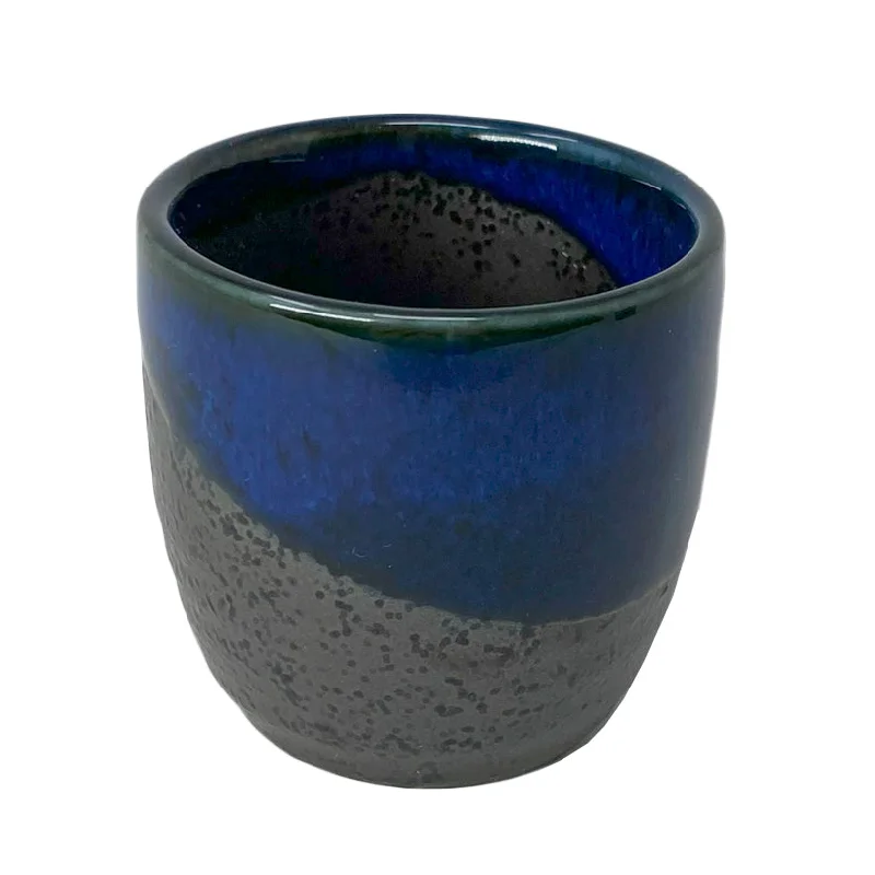 insulated coffee tumblers for camping -Sake Cup Kurobuki