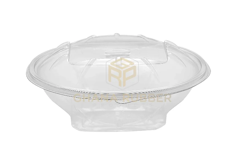 porcelain dinner plates for banquets -Oval Salad Bowls Transparent HOC-1