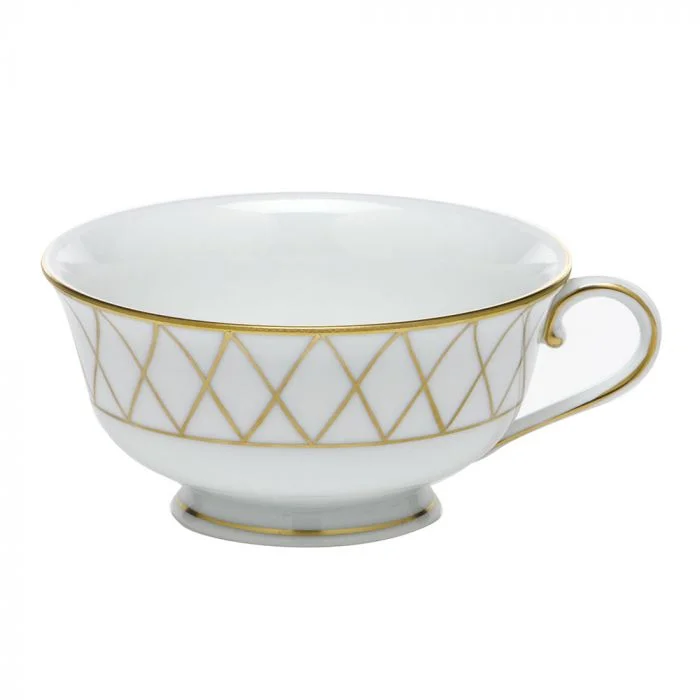 custom coffee tumblers for work events -Herend Golden Trellis Teacup