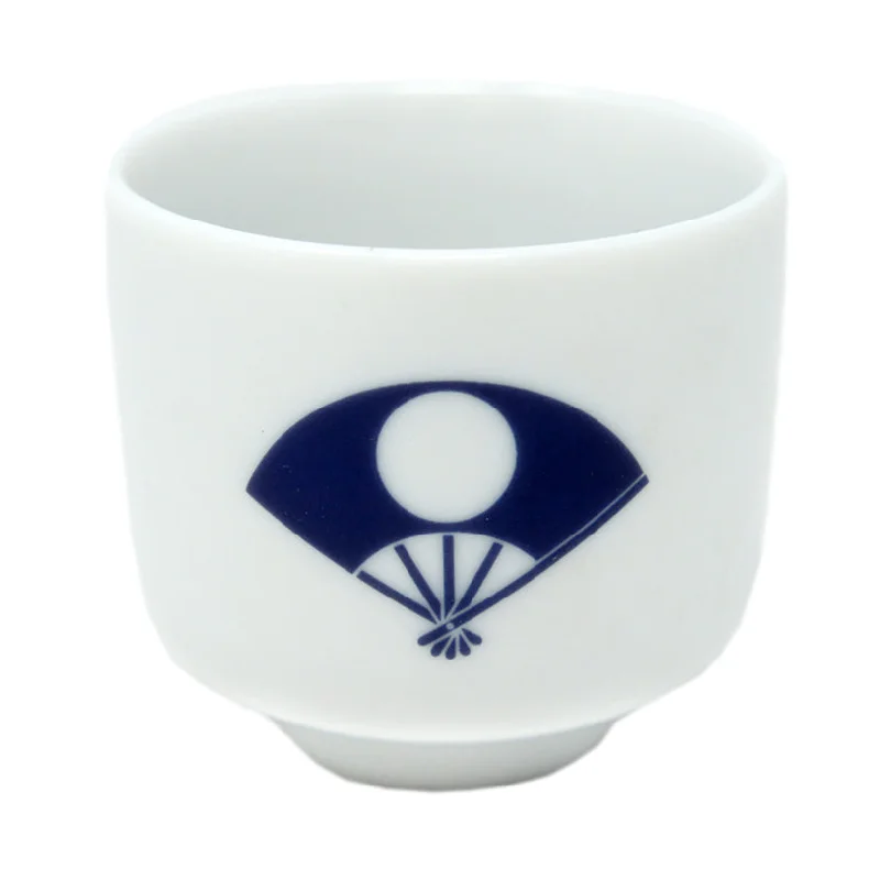 luxury custom coffee tumblers for gifts -Sake Cup Family Crest Ougimon