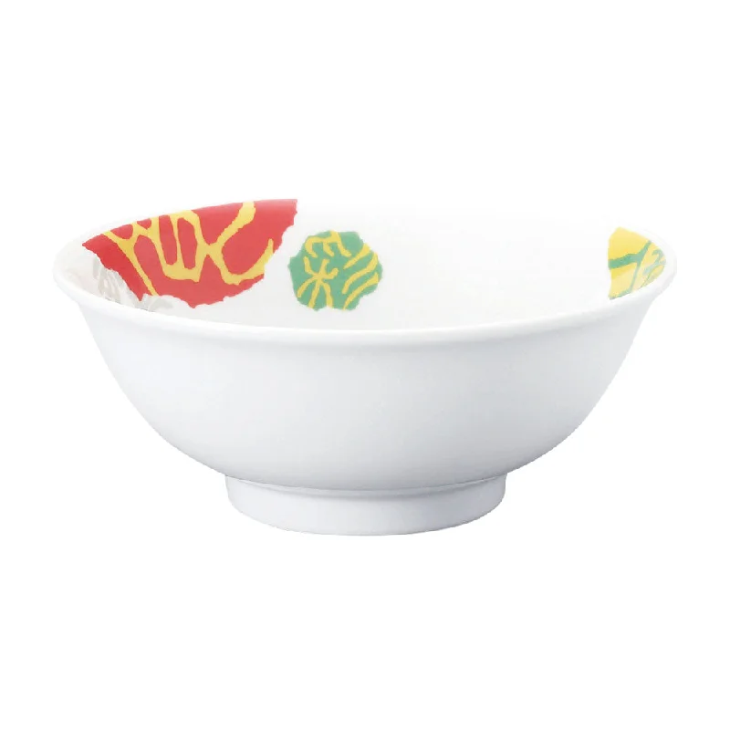 disposable bamboo plates for parties -Banri 8.4" White Donburi Bowl