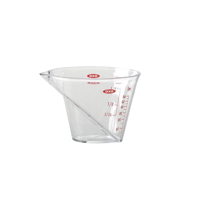 funny mugs for Christmas gifts -OXO 1109880 Mini Angled Measuring Cup, 1/4 cup