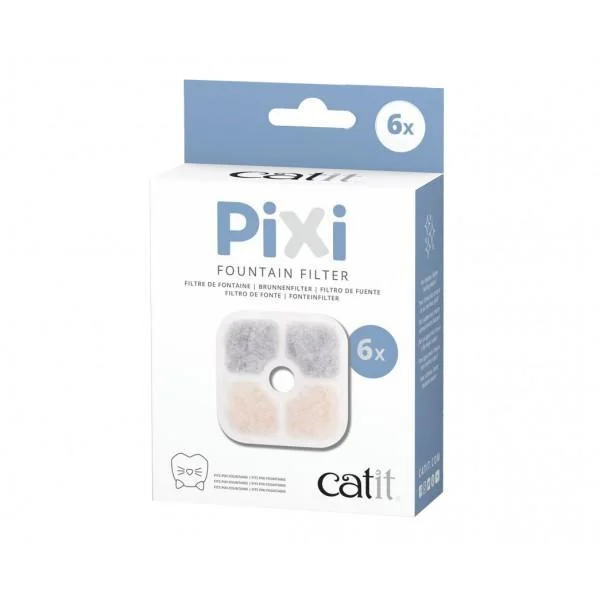 high-quality camping dinnerware -Catit Pixi Water Fountain Filter Cartridge 6 Pack