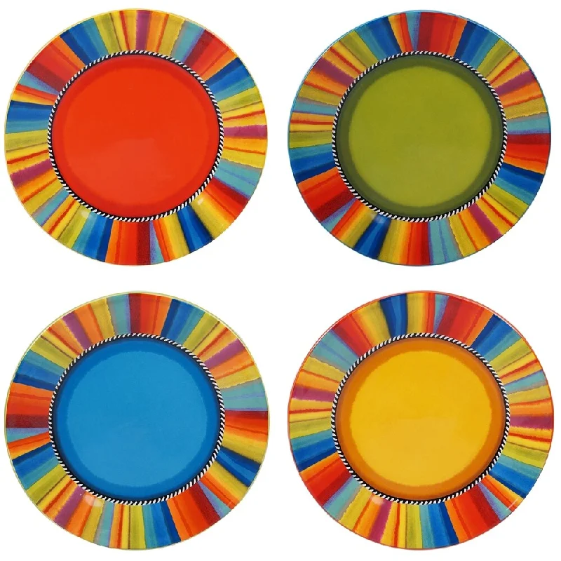 premium plastic plates for catering -Certified International Sierra 11-inch Dinner Plates (Set of 4)