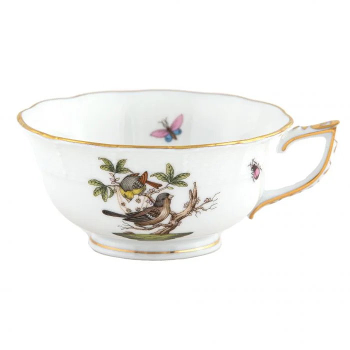 insulated custom travel mugs for gifts -Herend Rothschild Bird Teacup - #1