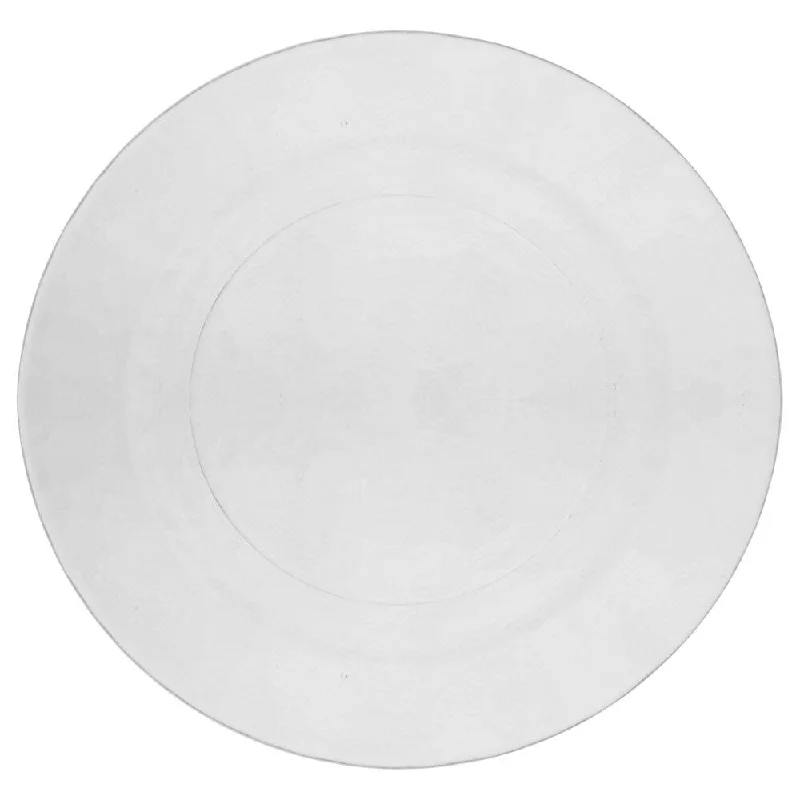 eco-friendly dinnerware for parties -10 Strawberry Street Hammered Glass 10.7-inch Dinner Plate (Set of 6)