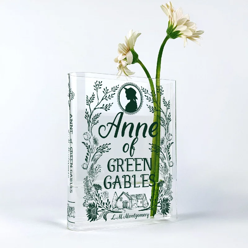 large handmade flower vase for living room -Anne of Green Gables Acrylic Book Vase