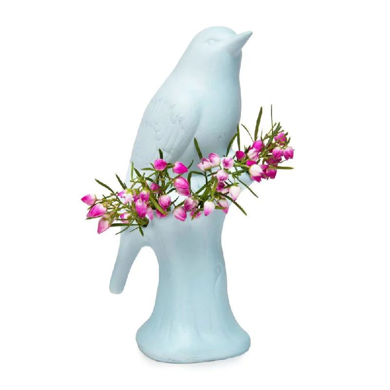 luxury crystal flower vase for wedding -Bird Porcelain Modern Flower Vase Kit