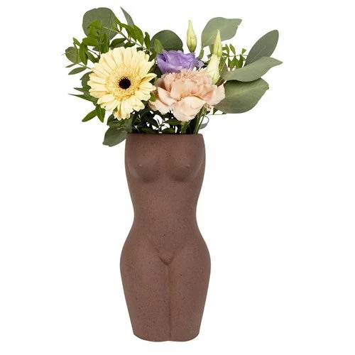 decorative modern metal flower vase -Body Vase Large