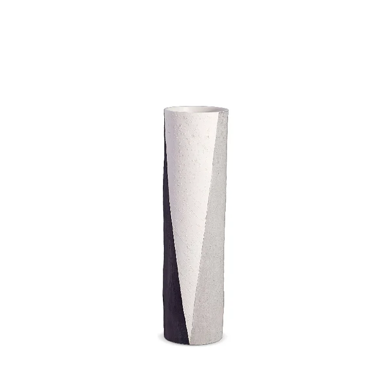 modern ceramic flower vase with stand -Cubisme Vase Large