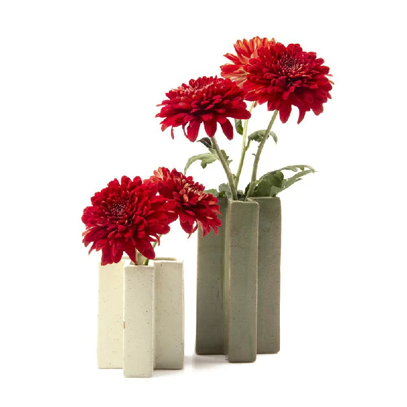 modern wooden flower vase -Jargogle Ceramic Unique Flower Vase