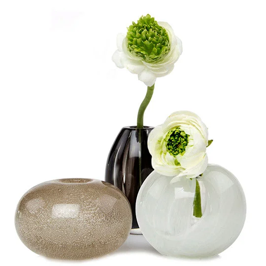 handmade glass vase for table centerpieces -Ligne Glass Modern Flower Vase Kits