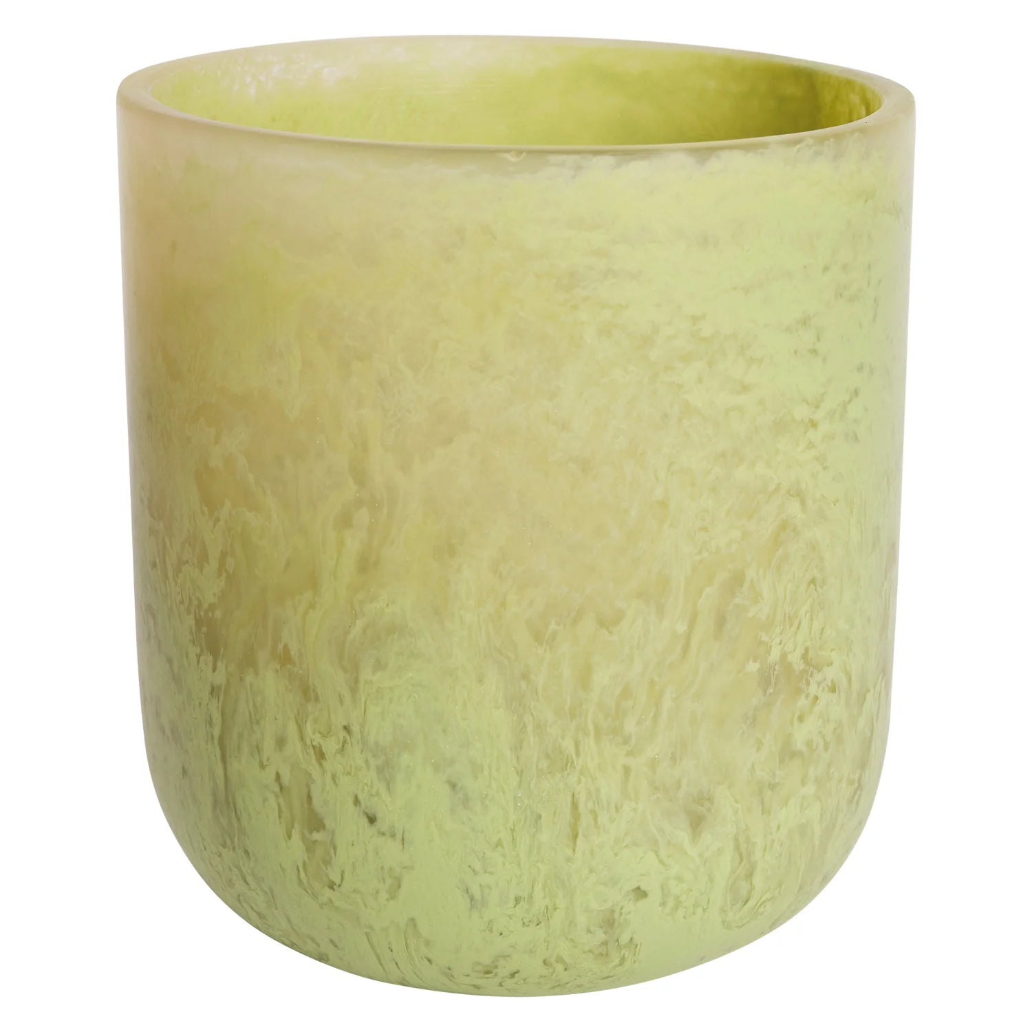 luxurious handmade flower vase for office -Sage x Clare Amisha Vase - Pistachio